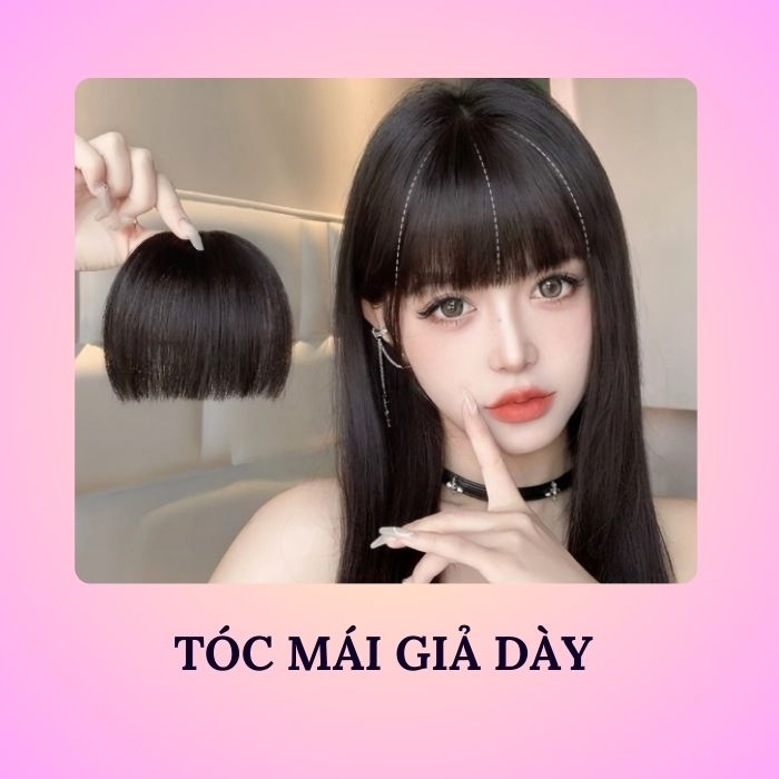 Tóc mái giả dày