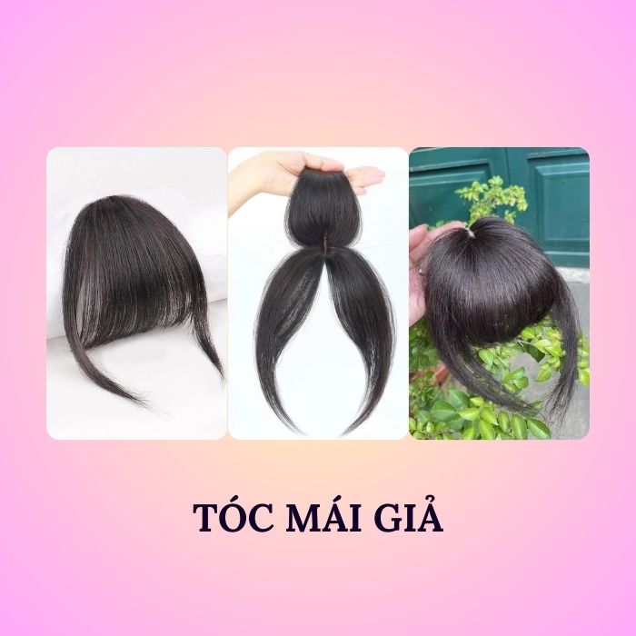 Tóc mái giả là phụ kiện làm đẹp rất được ưa chuộng hiện nay Tóc mái giả là phụ kiện làm đẹp rất được ưa chuộng hiện nay