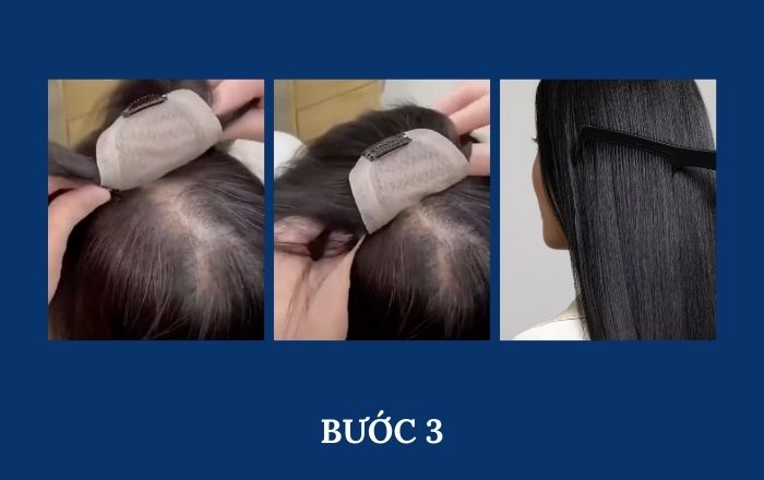 Bước 3: Cố định mái bằng kẹp