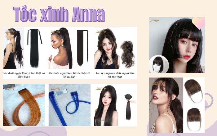 Tóc xinh Anna