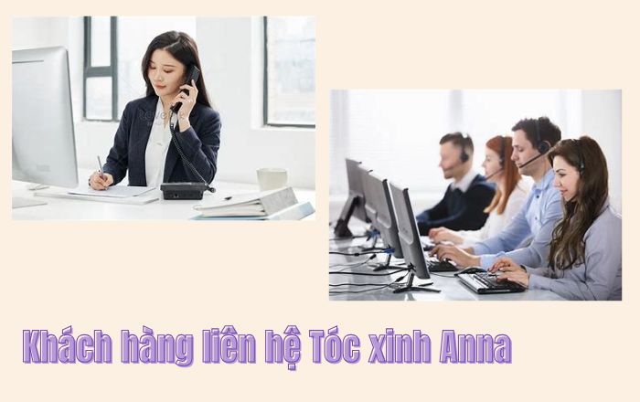 Khách hàng liên hệ Tóc xinh Anna