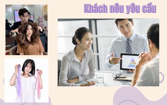 Khách nêu yêu cầu